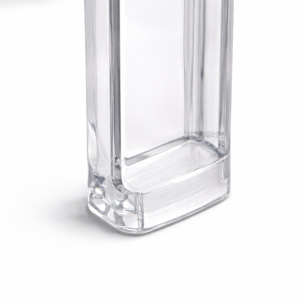 Tabouret transparent en acrylique rond – siège moderne pour intérieur