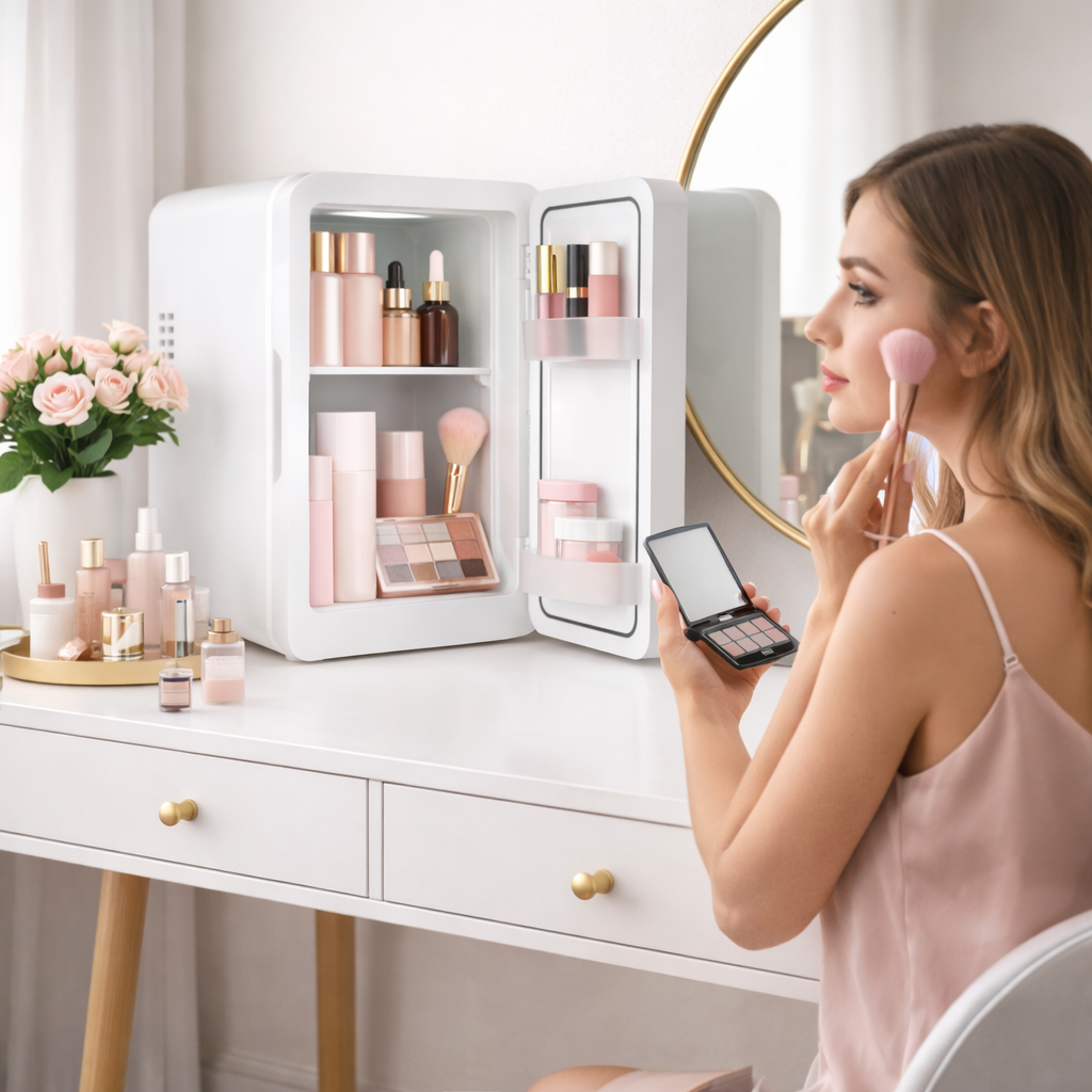 Mini Frigo Skincare avec Miroir