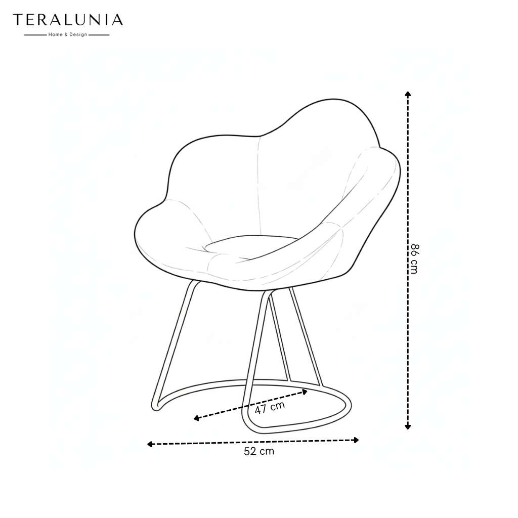 Chaise maquillage confortable et élégant